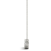 Multi-Diamond Round Pendant Necklace