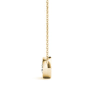 14K Yellow Gold 1ct Diamond Solitaire Pendant