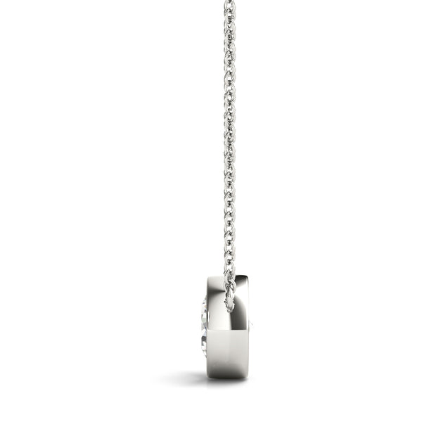 1.0 CT Round Diamond Solitaire Pendant