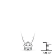 1.0 CT Round Diamond Solitaire Pendant