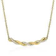 Pendant in 14k Gold with Diamonds