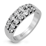 ZR414 Anniversary Ring in 14k Gold with Diamonds