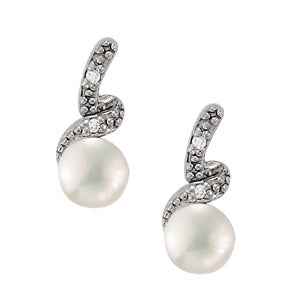 Diamond Round Stud Earrings