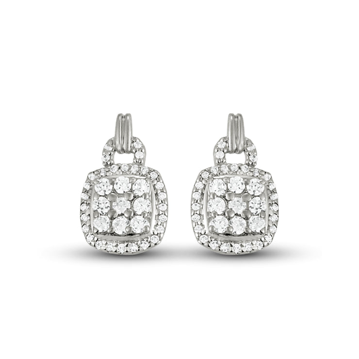 Round Diamond Multi-Stone Fashion Earrings
