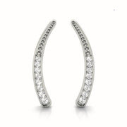 Diamond Round Stud Earrings