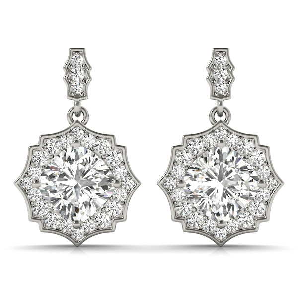 Halo Diamond Earring