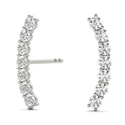 Round Diamond Multi-Stone Fashion Earrings