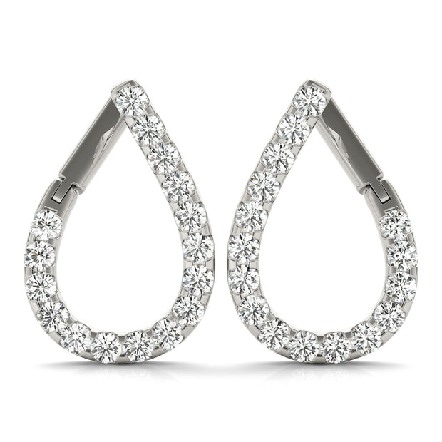 Diamond Round Multi-Stone Earrings