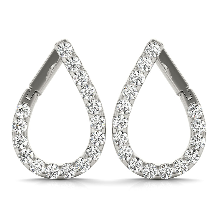Diamond Round Multi-Stone Earrings