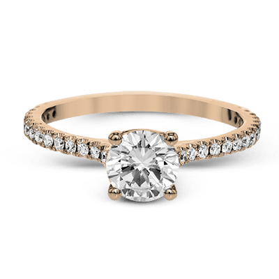 Engagement Ring in 14k Gold with Diamonds