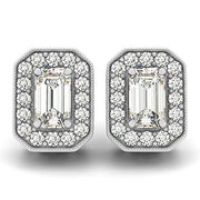 Halo Diamond Earring