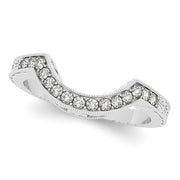 15-Stone Round Diamond Wedding Band