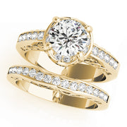 14K Yellow Gold 1 ct Diamond Engagement Ring
