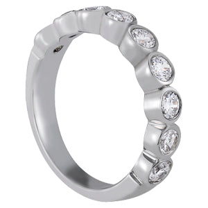 9-Diamond Round Wedding Ring