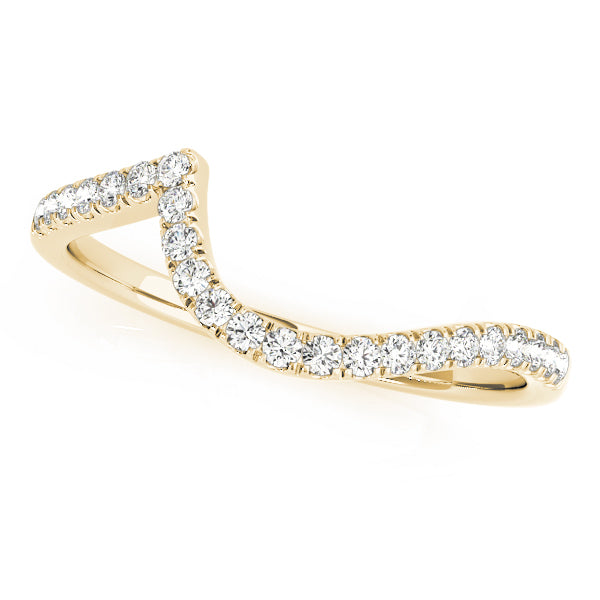 18K Yellow Gold Multi-Diamond Wedding Band