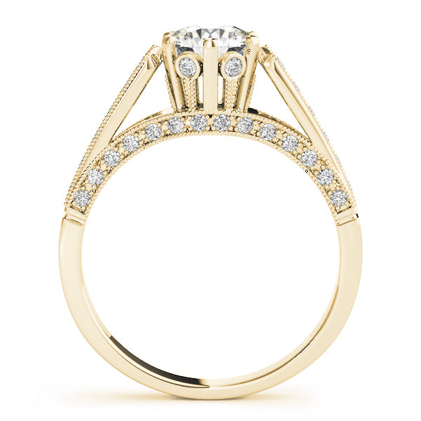 18K Yellow Gold 1 ct Diamond Engagement Ring
