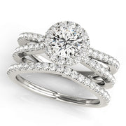 Halo Diamond Engagement Ring