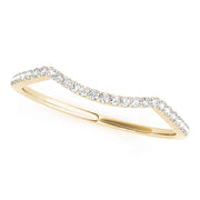 14K Yellow Gold 1/10 ct tw Diamond Wedding Ring