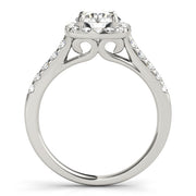 Halo Diamond Engagement Ring