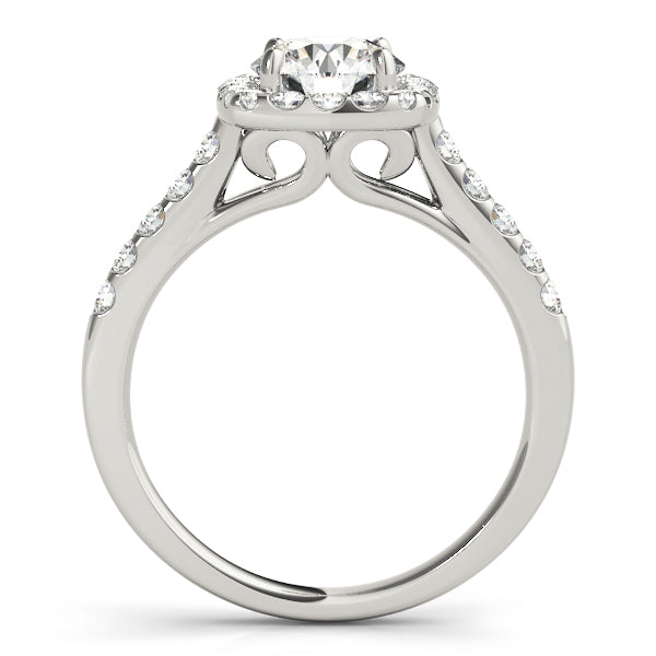 Halo Diamond Engagement Ring