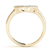 14K Yellow Gold 1/4 ct tw Diamond Wedding Ring