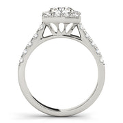 Halo Diamond Engagement Ring