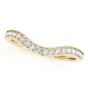 14K Yellow Gold 1/5 ct tw Diamond Wedding Ring