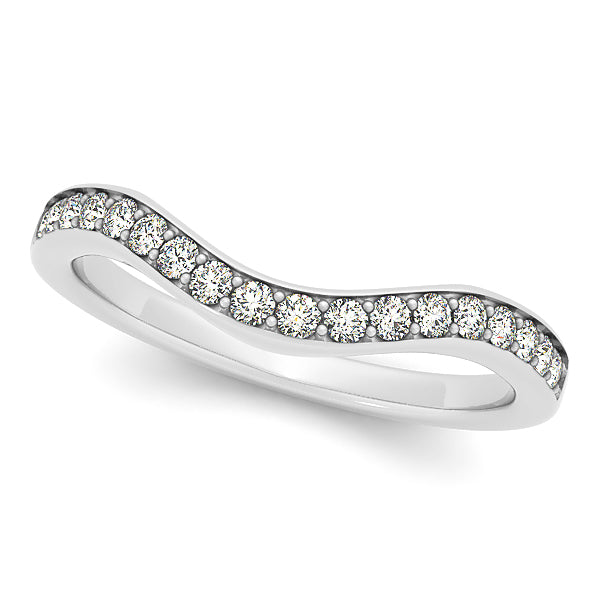 Platinum 1/5 ct tw Diamond Wedding Ring