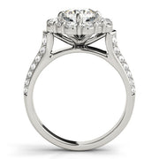 Halo Diamond Engagement Ring