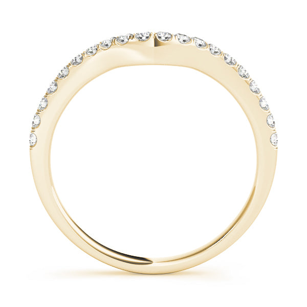 14K Yellow Gold 1/4 ct tw Diamond Wedding Ring