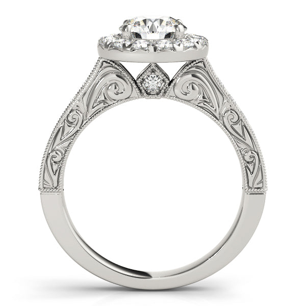 Halo Diamond Engagement Ring