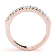14K Rose Gold 1/4 ct tw Diamond Wedding Ring