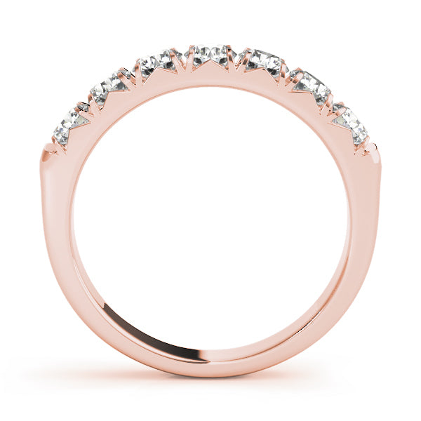 14K Rose Gold 1/4 ct tw Diamond Wedding Ring