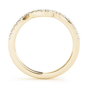 18K Yellow Gold 1/8 ct tw Diamond Wedding Ring