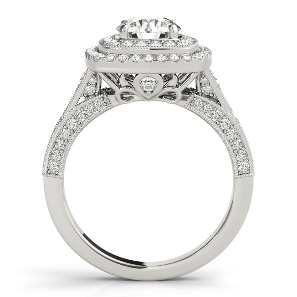 Halo Diamond Engagement Ring