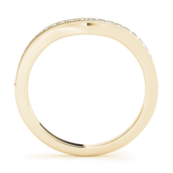 18K Yellow Gold 1/5 ct tw Diamond Wedding Ring