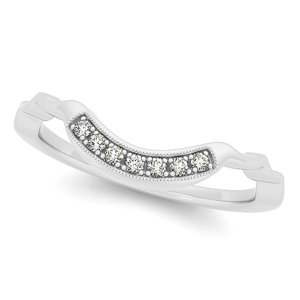 Platinum 1/20 ct tw Diamond Wedding Ring