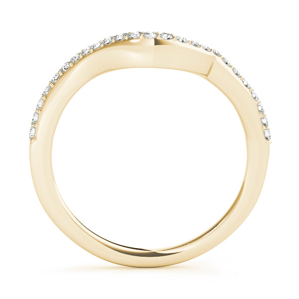 14K Yellow Gold 1/4 ct tw Diamond Wedding Ring