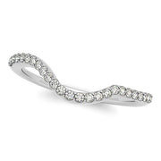 Platinum 1/4 ct tw Diamond Wedding Ring