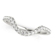 18K Yellow Gold 1/8 ct tw Diamond Wedding Ring