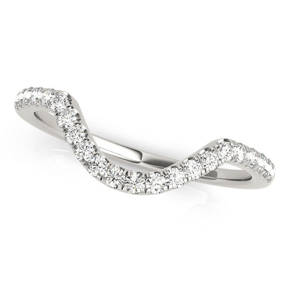 18K Yellow Gold 1/8 ct tw Diamond Wedding Ring