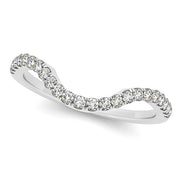 Platinum 1/6 ct tw Diamond Wedding Ring