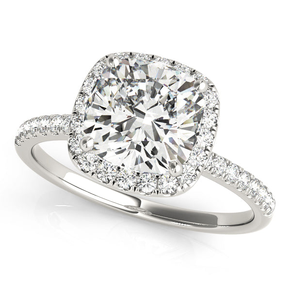 Halo Diamond Engagement Ring