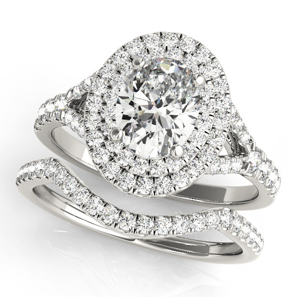 Halo Diamond Engagement Ring