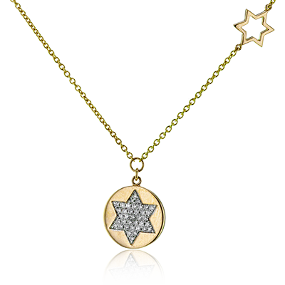 Pendant in 14k Gold with Diamonds