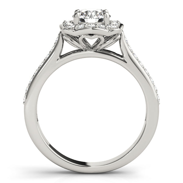 Halo Diamond Engagement Ring