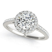 Halo Diamond Engagement Ring