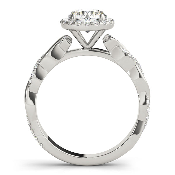 Halo Diamond Engagement Ring