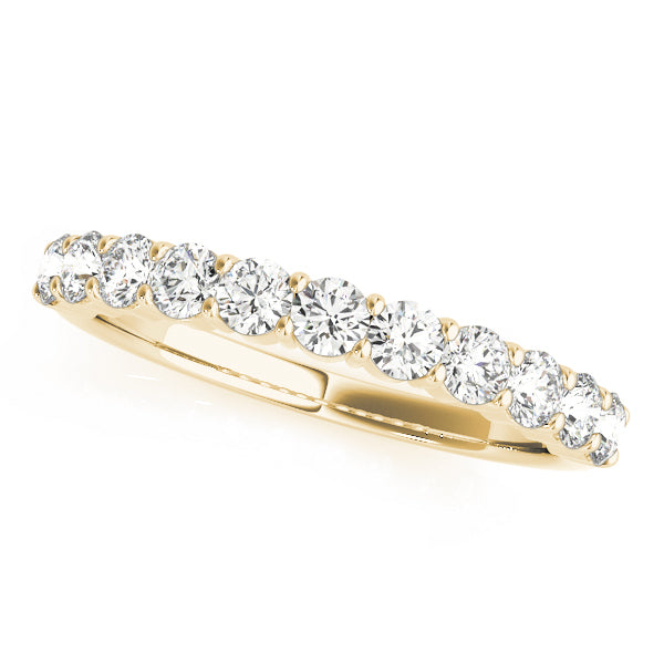 18K Yellow Gold 1/10 ct tw Diamond Wedding Ring