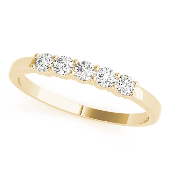 14K Yellow Gold 1/20 ct tw Diamond Wedding Ring